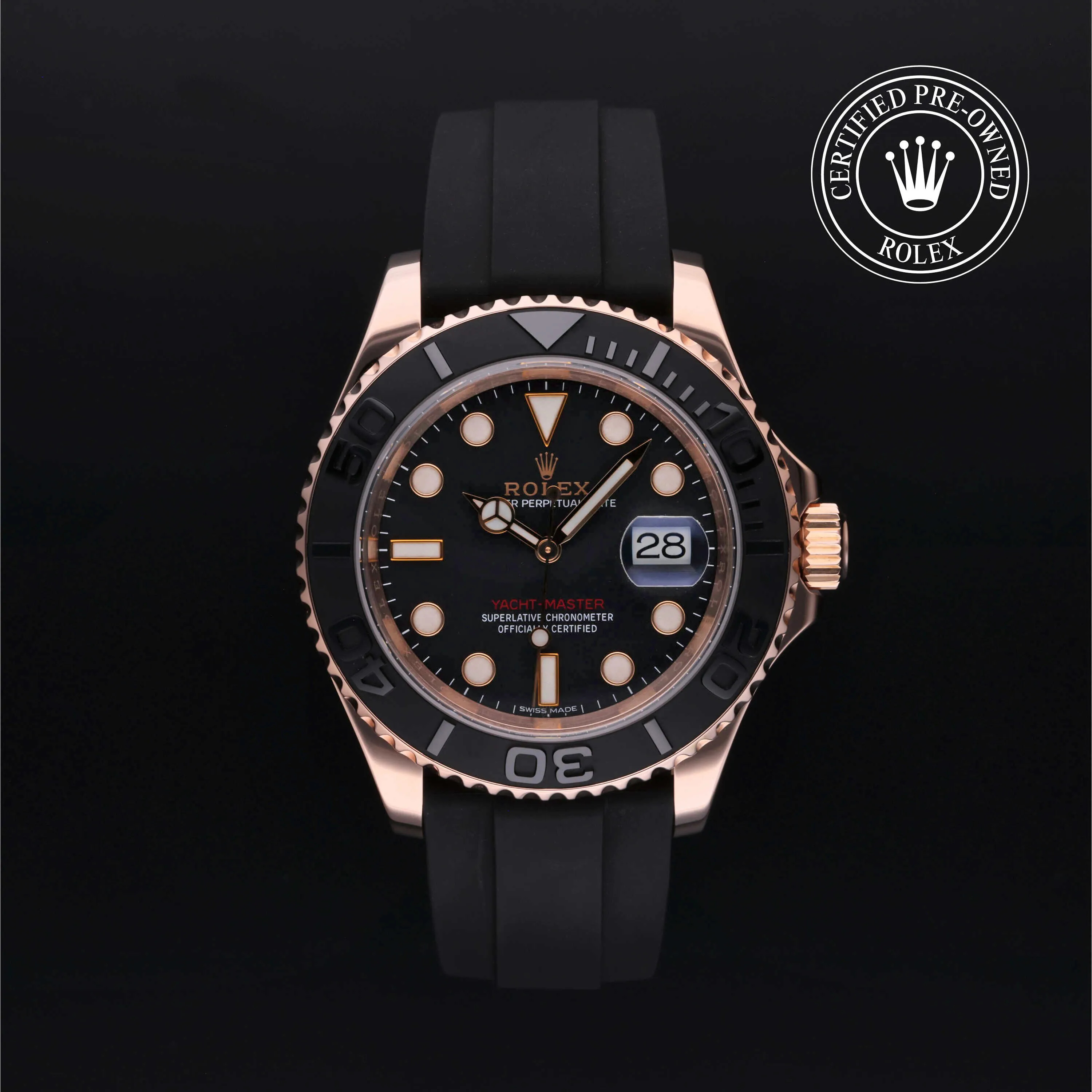 Rolex Yacht-Master 40 116655 40mm Rose gold Black