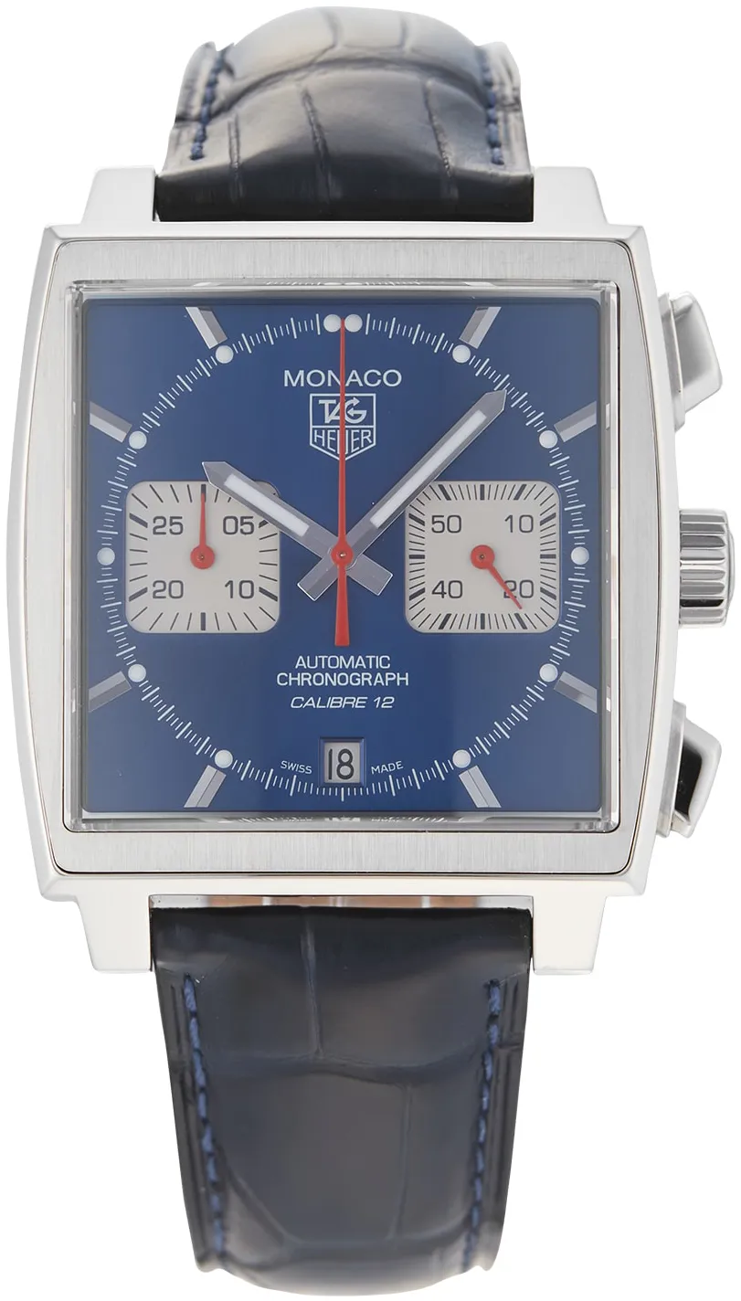 TAG Heuer Monaco Calibre 12 CAW2111.FC6183 41mm Stainless steel Blue