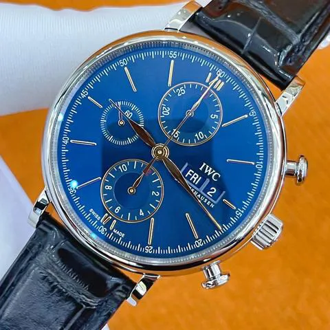 IWC Portofino IW391036 42mm Stainless steel Blue 2