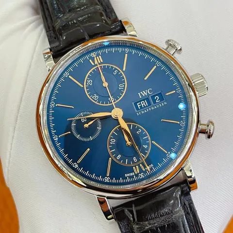 IWC Portofino IW391036 42mm Stainless steel Blue 3