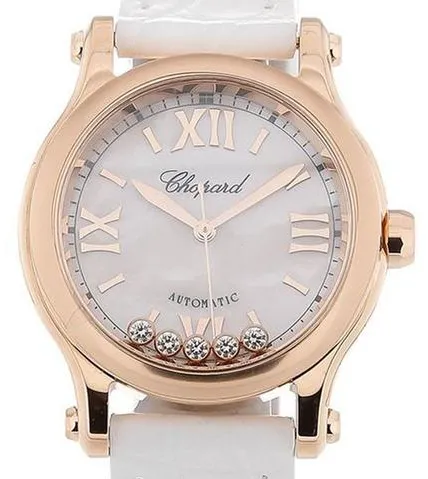 Chopard Happy Sport 274893-5009 30mm Rose gold Mother-of-pearl