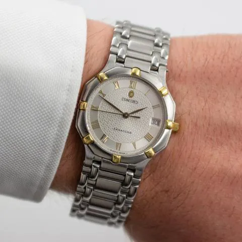 Concord Saratoga 30mm Yellow gold and Stainless steel Silver 1