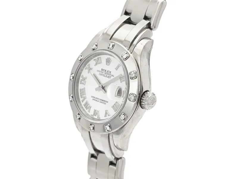 Rolex Lady-Datejust Pearlmaster 80319 29mm White gold 1