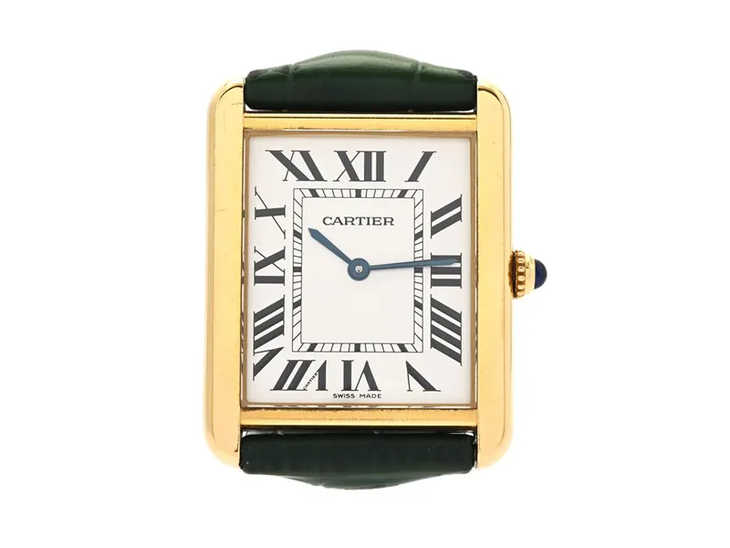 Cartier Tank Solo W1018855. 27.5mm Stainless steel and gold