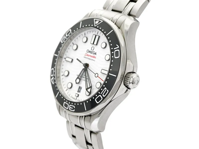 Omega Seamaster Diver 300M 210.30.42.20.04.001 42mm Ceramic and Steel White 2