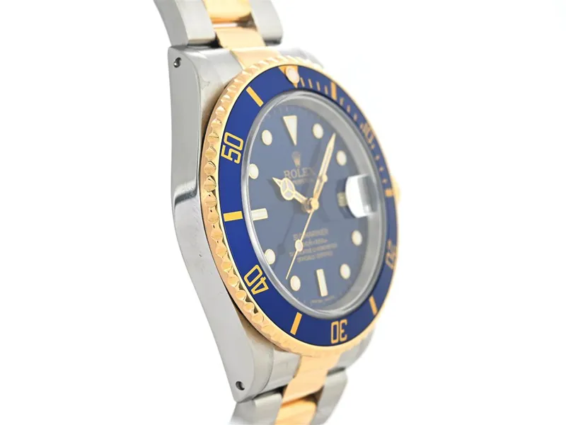 Rolex Submariner 16803 40mm Stainless steel and gold Blue 2