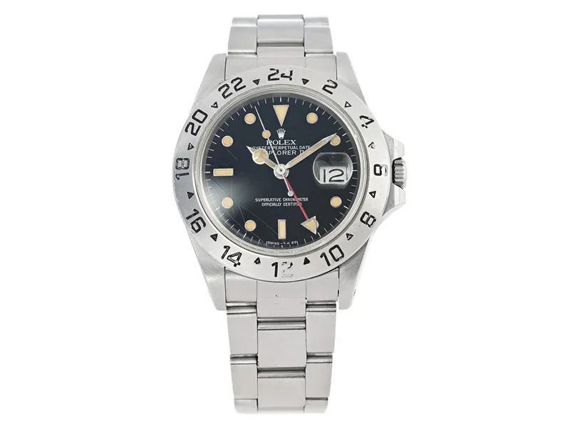 Rolex Explorer II 16550 40mm Stainless steel Black