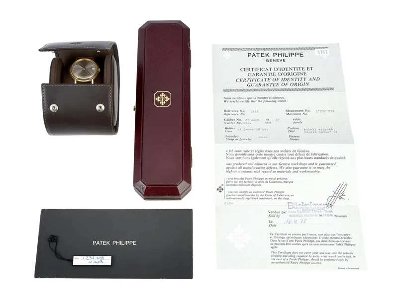 Patek Philippe Calatrava 3445 35mm 18k Gold 8