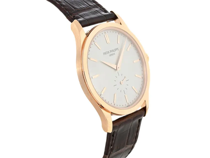 Patek Philippe Calatrava 5196R-001 37mm 18K pink gold Silver 2