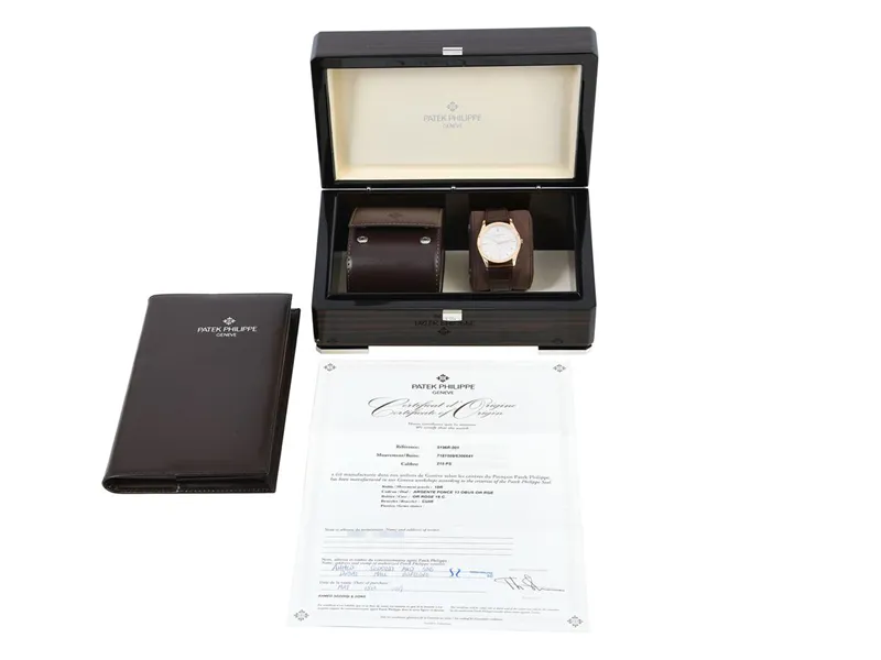 Patek Philippe Calatrava 5196R-001 37mm 18K pink gold Silver 8