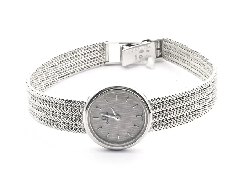 Omega 20mm 18k white gold