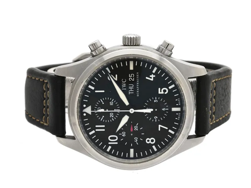 IWC Pilot IW371701 42mm Stainless steel Black