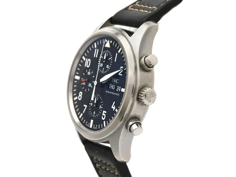 IWC Pilot IW371701 42mm Stainless steel Black 1