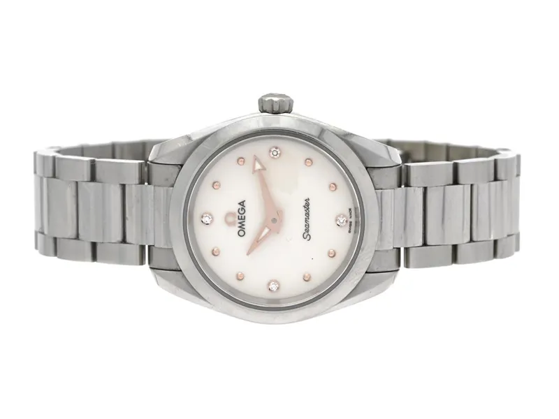 Omega Aqua Terra 220.10.28.60.54.001 28mm Stainless steel White