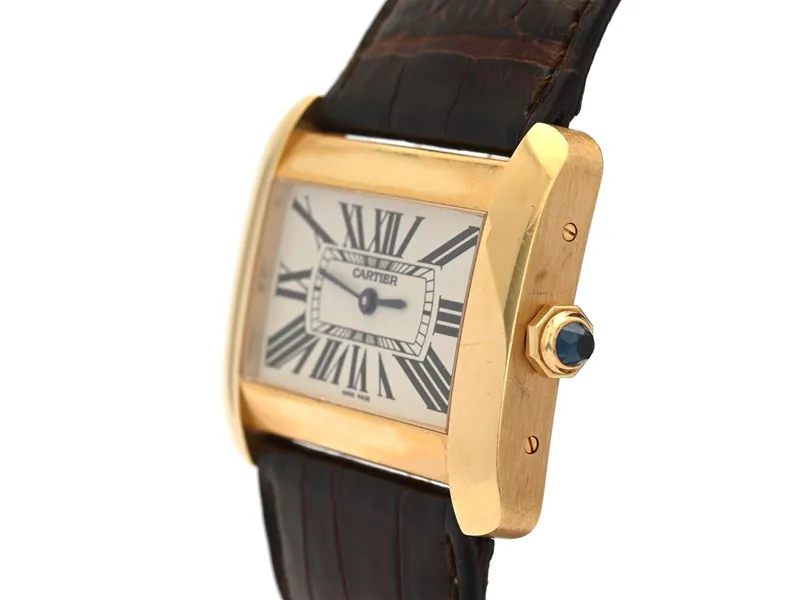 Cartier Tank Divan 38mm 18k Gold 1