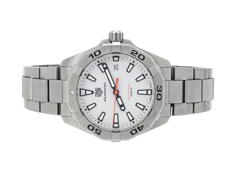 TAG Heuer Aquaracer 300M WBD1111.BA0928 41mm Stainless steel White