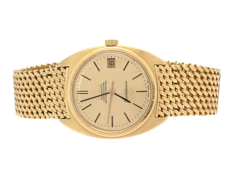 Omega Constellation BA 368.009 34.5mm 18k Gold Gold