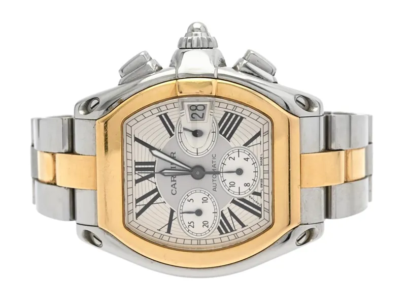 Cartier Roadster W62027Z1 42.5mm Stainless steel and gold