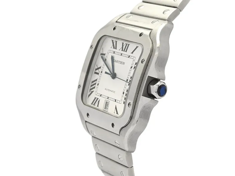 Cartier Santos de Cartier WSSA0009 38mm Stainless steel Silver 2