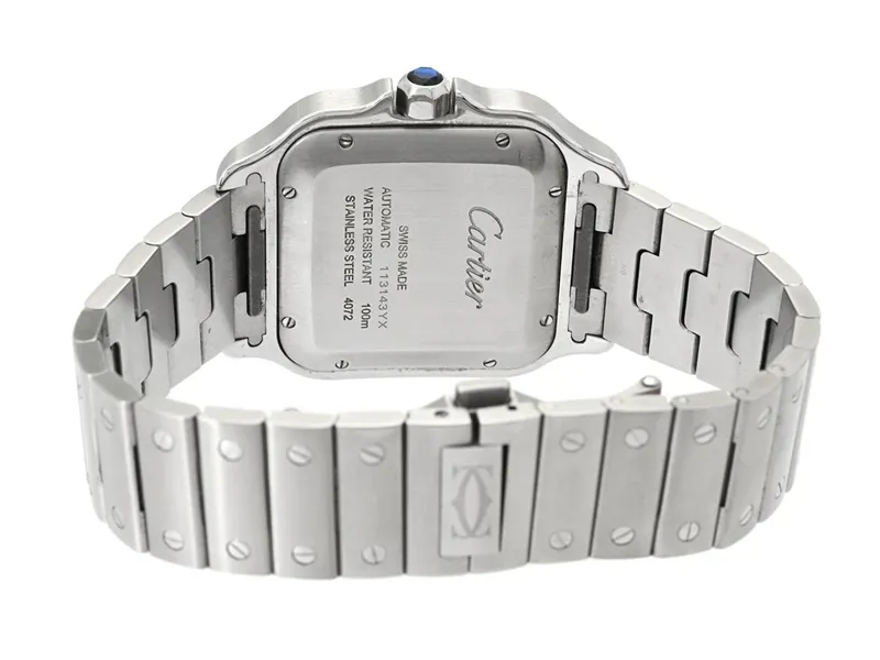 Cartier Santos de Cartier WSSA0009 38mm Stainless steel Silver 1