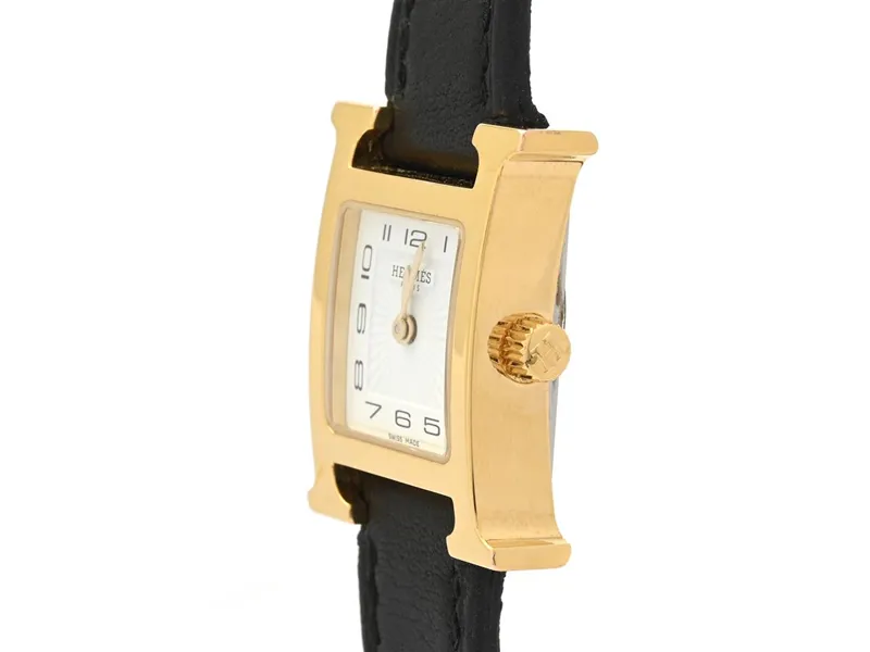 Hermès Heure H 17mm Gold-plated 1