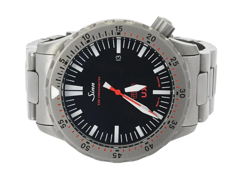 Sinn UX 403.030 44mm Stainless steel and Silicone Black