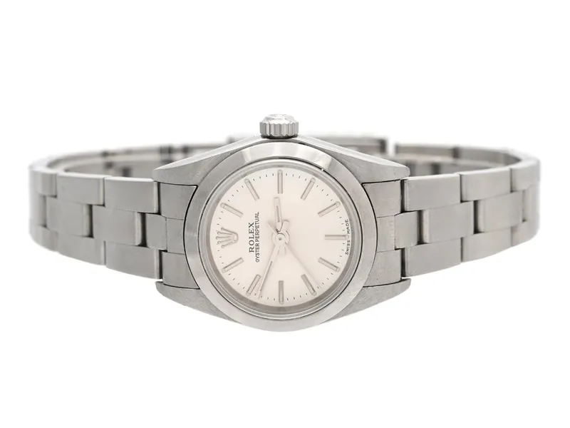 Rolex Oyster Perpetual 76080 25mm Stainless steel Silver