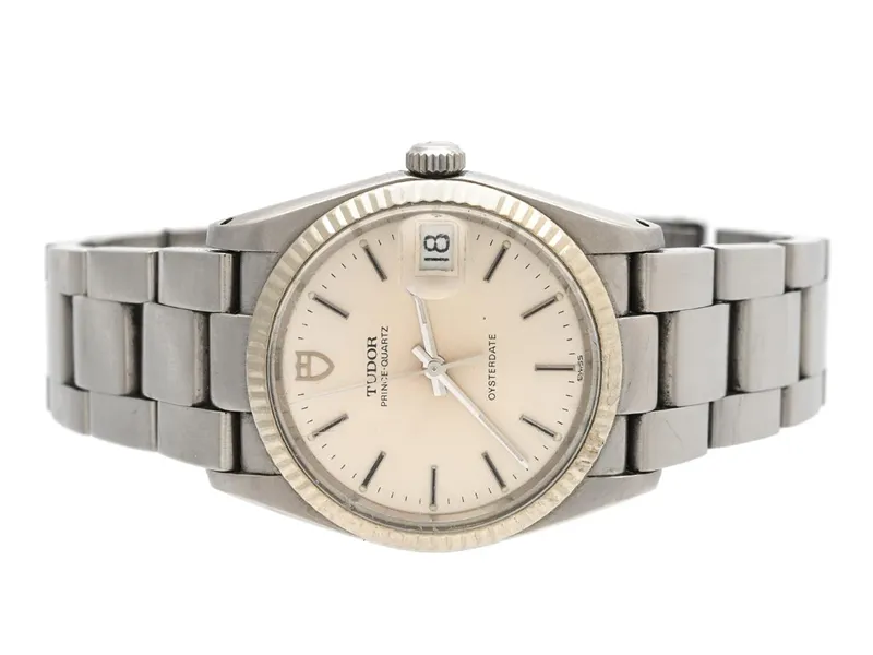 Tudor Oysterdate 91534 34mm Steel and White gold