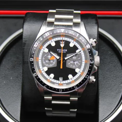 Tudor Heritage Chrono 70330N 42mm Stainless steel Black 1