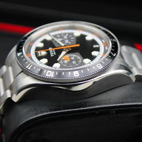 Tudor Heritage Chrono 70330N 42mm Stainless steel Black 4