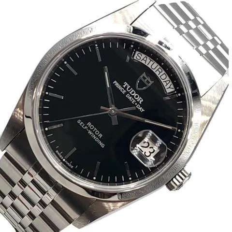 Tudor Prince Date-Day 76200 36mm Stainless steel Black