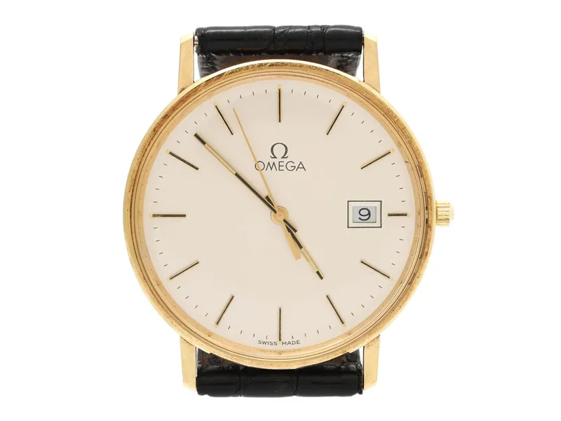 Omega BD 196.0295 33.5mm 14k Gold