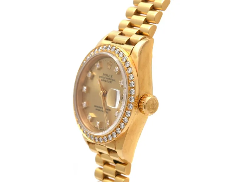 Rolex Lady-Datejust 69138 26mm Yellow gold Champagne 1