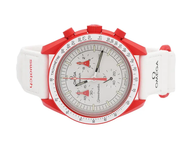 Swatch Moonswatch SO33R100 42mm Bioceramic White