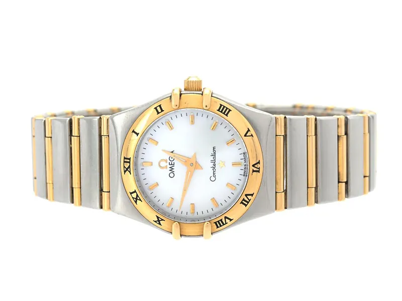 Omega Constellation THE 795.1202 25.5mm Stainless steel and gold Mother-of-pearl