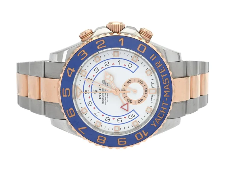 Rolex Yacht-Master II 116681M 44mm Ceramic and Rose gold and Steel