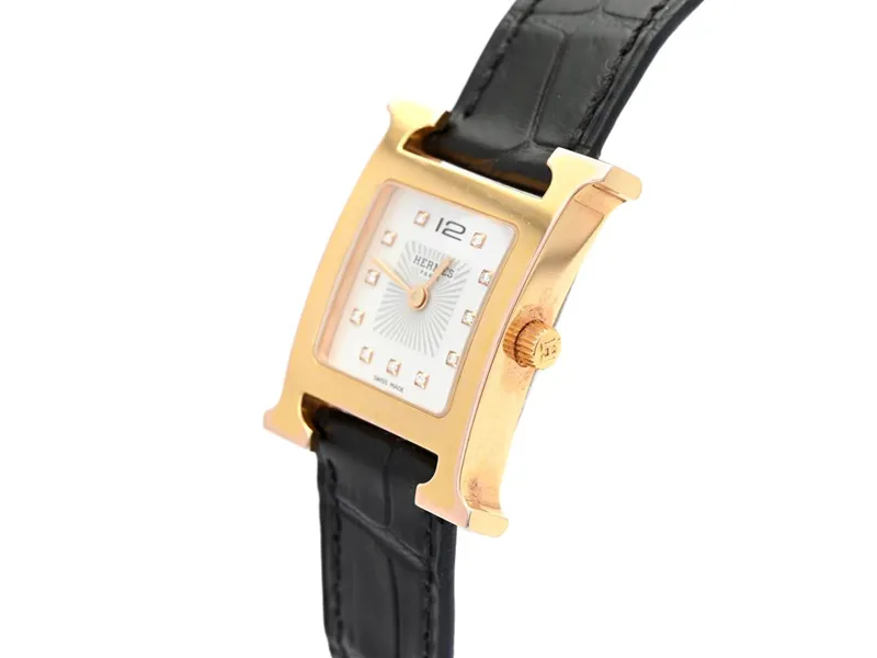 Hermès Heure H 21mm Gold-plated 1