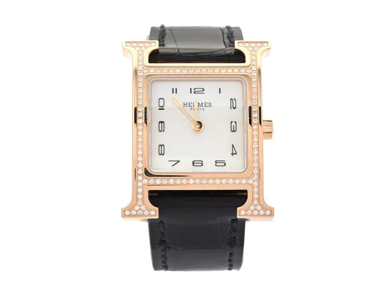 Hermès Heure H 21mm Rose gold