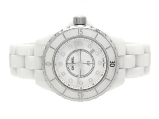 Chanel J12 H1628 White ceramic White