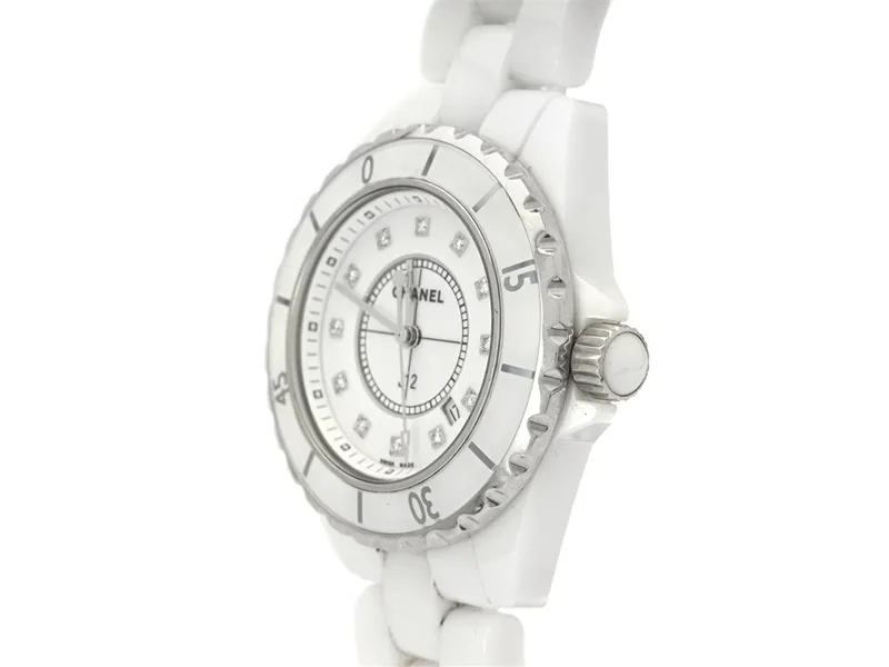 Chanel J12 H1628 34mm White ceramic White 1