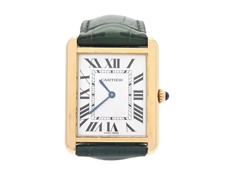 Cartier Tank Solo W1018855. 27.4mm Yellow gold and Stainless steel