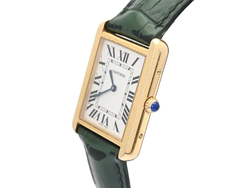 Cartier Tank Solo W1018855. 27.4mm Yellow gold and Stainless steel 1