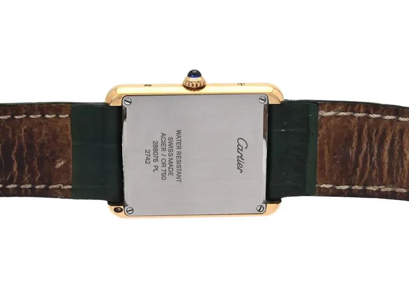 Cartier Tank Solo W1018855. 27.4mm Yellow gold and Stainless steel 2