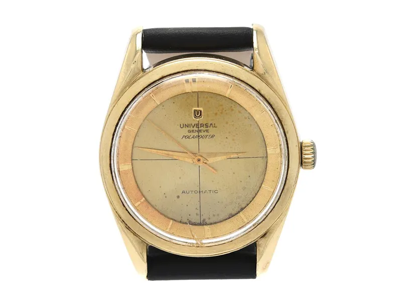 Universal Genève Polerouter 35mm Yellow gold and Stainless steel