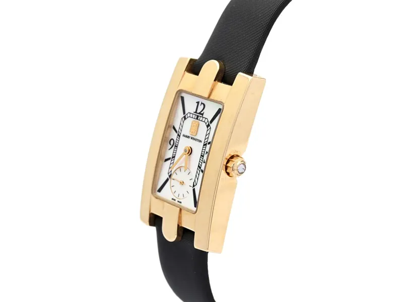 Harry Winston Avenue 21mm Yellow gold Mother-of-pearl 1