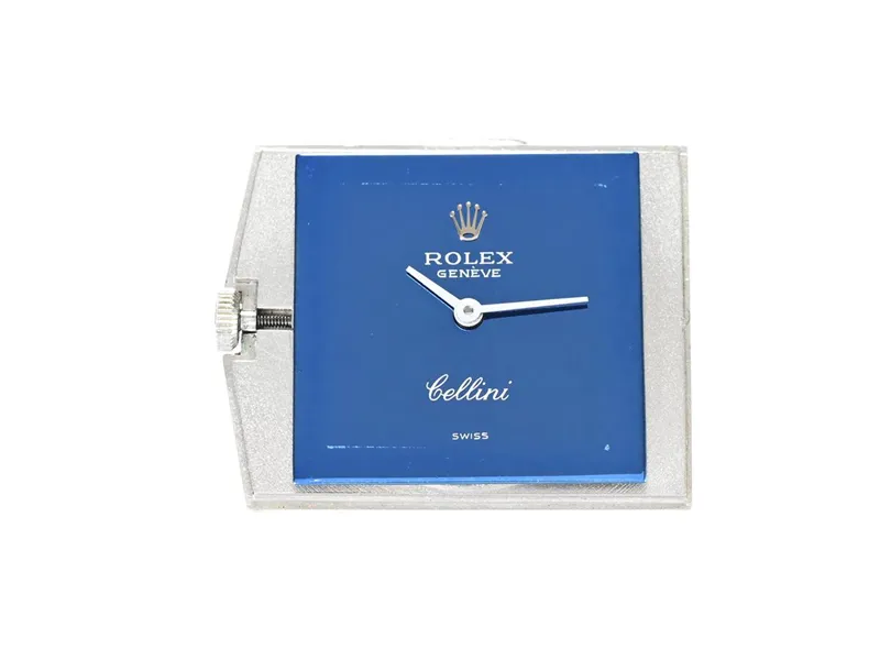 Rolex Cellini King Midas 4017 28mm White gold Blue 5