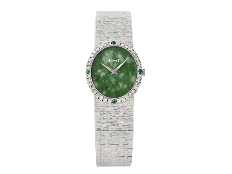 Piaget 9826 A6 24mm White gold Jade