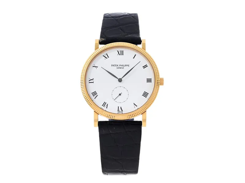 Patek Philippe Calatrava 3919J-001 33mm Yellow gold Porcelain