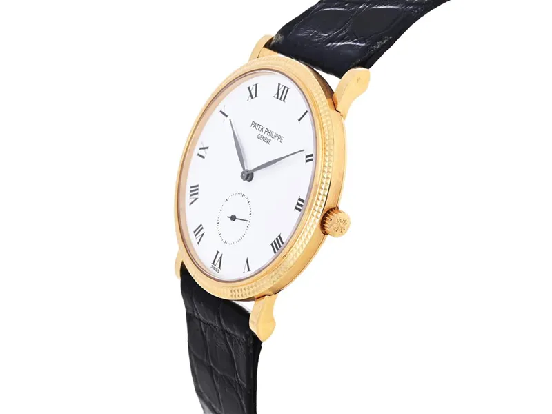 Patek Philippe Calatrava 3919J-001 33mm Yellow gold Porcelain 1