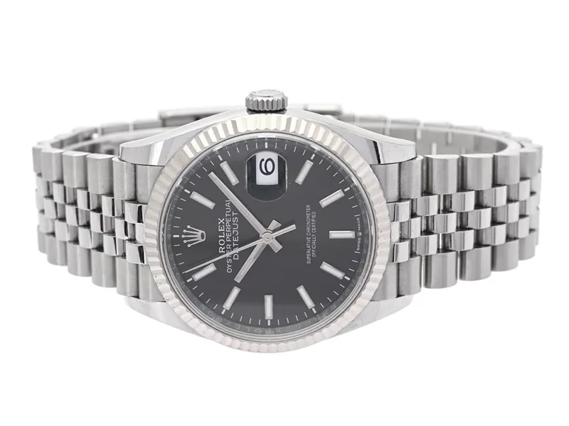 Rolex Datejust 36 126234-0015 36mm White gold and Oystersteel Black